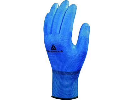 Povrstvené rukavice s mechanickou ochranou, ideální pro potravinářský průmysl (Barva Modrá, Velikost 6)