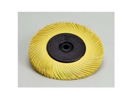 3mtm radial bristle brush t c 6 inch yellow