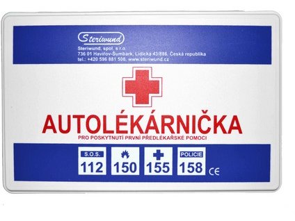 Autolékárnička, typ I, plastová