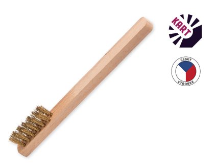 146 2 kartac mazacek s dlouhou rukojeti mosaz