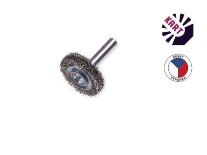 2720 2 kotoucovy kartac 30 mm se stopkou nerez