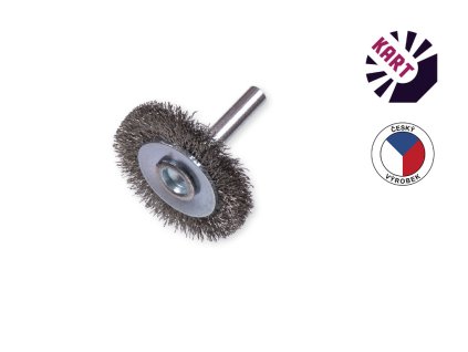 2732 2 kotoucovy kartac 40 mm se stopkou nerez