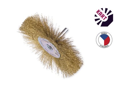 860 kotoucovy kartac 100 mm se stopkou mosaz