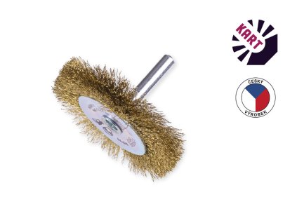 833 kotoucovy kartac 60 mm se stopkou mosaz