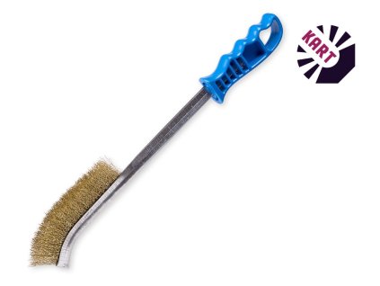 47 listovy kartac s plastovou rukojeti dlouhy ocel