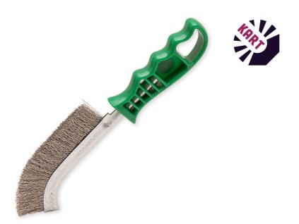 134 listovy kartac s plastovou rukojeti nerez