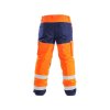 Kalhoty CXS CARDIFF, výstražné, zateplené, pánské, oranžové (Velikost L)