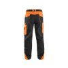 Kalhoty do pasu CXS SIRIUS BRIGHTON, černo-oranžová (Velikost 46)