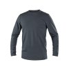 Tričko CXS SIMON, dlouhý rukáv, antracitové (Velikost S)