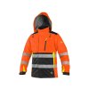 Bunda CXS BENSON, výstražná, zateplená, oranžovo-černá (Velikost S)