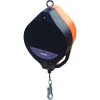 Samonavíjecí kabelová nerezová cívka pro dlouhé výstupy do 40 metrů (Barva Černá-Oranžová, Velikost 40 m)