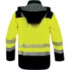 Parka třídy 2 HV, nepromokavá a větruodolná, prodyšná a antibakteriální grafenová membrána, segmentové pásky pro lepší viditelnost. (Barva Fluo žlutá-Černá, Velikost 3XL)