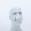 Jednorázová dýchací maska P1 s ventilem (Barva Bílá, Velikost -)