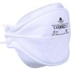 Krabice 20 respirátorů FFP1 z netkaného syntetického vlákna. Maska se 4 skládacími chlopněmi, která se přizpůsobí všem typům obličeje. Nosní spona s pěnovou výstelkou okraje. (Barva Bílá, Velikost Nastavitelná)