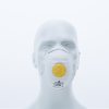 Jednorázová dýchací maska P2 s ventilem (Barva Bílá, Velikost -)