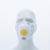 Jednorázová dýchací maska P2 s ventilem (Barva Bílá, Velikost -)