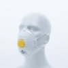 Jednorázová dýchací maska P2 s ventilem (Barva Bílá, Velikost -)