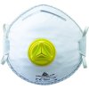 Jednorázová dýchací maska P2 s ventilem (Barva Bílá, Velikost -)