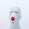 Jednorázová dýchací maska P3 s ventilem (Barva Bílá, Velikost -)
