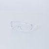 Jednodílné čiré ochranné brýle s boční ochranou, ideální pro krátkodobé nošení (Barva Čiré, Velikost -)
