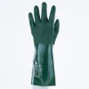 Rukavice s chemickou ochranou spojující pohodlí, kompletní ochranu paží, dobrou přilnavost k manipulovaným předmětům, odolné vůči olejům a uhlovodíkům (Barva Zelená, Velikost 9)