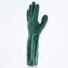 Rukavice s chemickou ochranou spojující pohodlí, kompletní ochranu paží, dobrou přilnavost k manipulovaným předmětům, odolné vůči olejům a uhlovodíkům (Barva Zelená, Velikost 9)