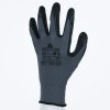 Rukavice s mechanickou ochranou, ideální pro přesnou práci v prostředí s výskytem olejů (Barva Šedá-Černá, Velikost 7)