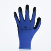 Rukavice s mechanickou ochranou, ideální pro přesnou práci v prostředí s výskytem olejů (Barva Modrá-Černá, Velikost 7)