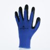 Rukavice s mechanickou ochranou, ideální pro přesnou práci v prostředí s výskytem olejů (Barva Modrá-Černá, Velikost 7)