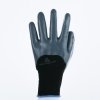 RUKAVICE ŠEDÉ PES/NITRIL 10 (Barva Černá-Šedá, Velikost 7)