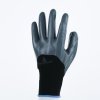 RUKAVICE ŠEDÉ PES/NITRIL 10 (Barva Černá-Šedá, Velikost 7)