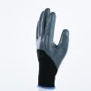RUKAVICE ŠEDÉ PES/NITRIL 10 (Barva Černá-Šedá, Velikost 7)