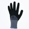 Rukavice s mechanickou ochranou, nepropustné do poloviny hřbetu ruky, s dobrým citem a úchopem v prostředí s výskytem olejů (Barva Šedá-Černá, Velikost 7)