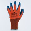 Rukavice s mechanickou ochranou a velmi dobrým úchopem v mokrém nebo suchém prostředí díky svému ekologicky zodpovědnému povrstvení (Barva Oranžová-Modrá, Velikost 7)