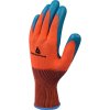 Rukavice s mechanickou ochranou a velmi dobrým úchopem v mokrém nebo suchém prostředí díky svému ekologicky zodpovědnému povrstvení (Barva Oranžová-Modrá, Velikost 7)