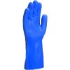 Rukavice s chemickou ochranou a dobrým úchopem manipulovaných předmětů, odolné vůči olejům a uhlovodíkům (Barva Modrá, Velikost 8)