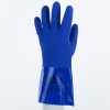 Rukavice s chemickou ochranou a dobrým úchopem manipulovaných předmětů, odolné vůči olejům a uhlovodíkům (Barva Modrá, Velikost 8)