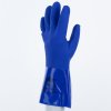 Rukavice s chemickou ochranou a dobrým úchopem manipulovaných předmětů, odolné vůči olejům a uhlovodíkům (Barva Modrá, Velikost 8)