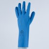 Velmi pohodlné rukavice s chemickou ochranou, ideální pro potravinářský průmysl (Barva Modrá, Velikost 7/8)