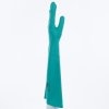 Rukavice s chemickou ochranou chránící předloktí, spojující pohodlí a dlouhou životnost, ideální pro potravinářský průmysl (Barva Zelená, Velikost 8/9)