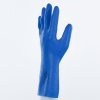 Rukavice chemickou ochranou splňující více norem, spojující pohodlí a dlouhou životnost, ideální pro potravinářský průmysl (Barva Modrá, Velikost 6/7)