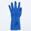 Rukavice chemickou ochranou splňující více norem, spojující pohodlí a dlouhou životnost, ideální pro potravinářský průmysl (Barva Modrá, Velikost 6/7)