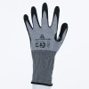 Protiporézní rukavice úrovně C se zpevněním pro větší odolnost, ideální do prostředí s výskytem olejů a vody (Barva Šedá-Černá, Velikost 7)