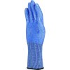 Nepovrstvené protiporézní rukavice úrovně D, spojující pohodlí a flexibilitu, ideální pro potravinářský průmysl (Barva Modrá-Bílá, Velikost 6 (XS))