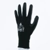Protiporézní rukavice úrovně D s elektrostatickými vlastnostmi a velmi dobrou citlivostí při práci, ideální do suchého prostředí (Barva Černá, Velikost 6)