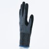 Protiporézní dotykové rukavice úrovně F, spojující pohodlí a flexibilitu pro precizní práci v prostředí s výskytem olejů nebo ve vlhkém prostředí (Barva Nám. modrá-Černá, Velikost 6)