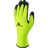 Prodyšné rukavice s mechanickou ochranou, ideální do prostředí s výskytem olejů a vody (Barva Fluo žlutá-Černá, Velikost 7)