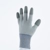 Rukavice s mechanickou ochranou a elektrostatickými vlastnostmi pro přesnou práci (Barva Rez-Šedá, Velikost 6)