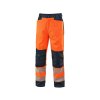 Kalhoty CXS HALIFAX, pánské, výstražné se síťovinou, oranžovo-modré (Velikost 46)