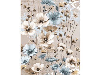 běhoun květy béžové